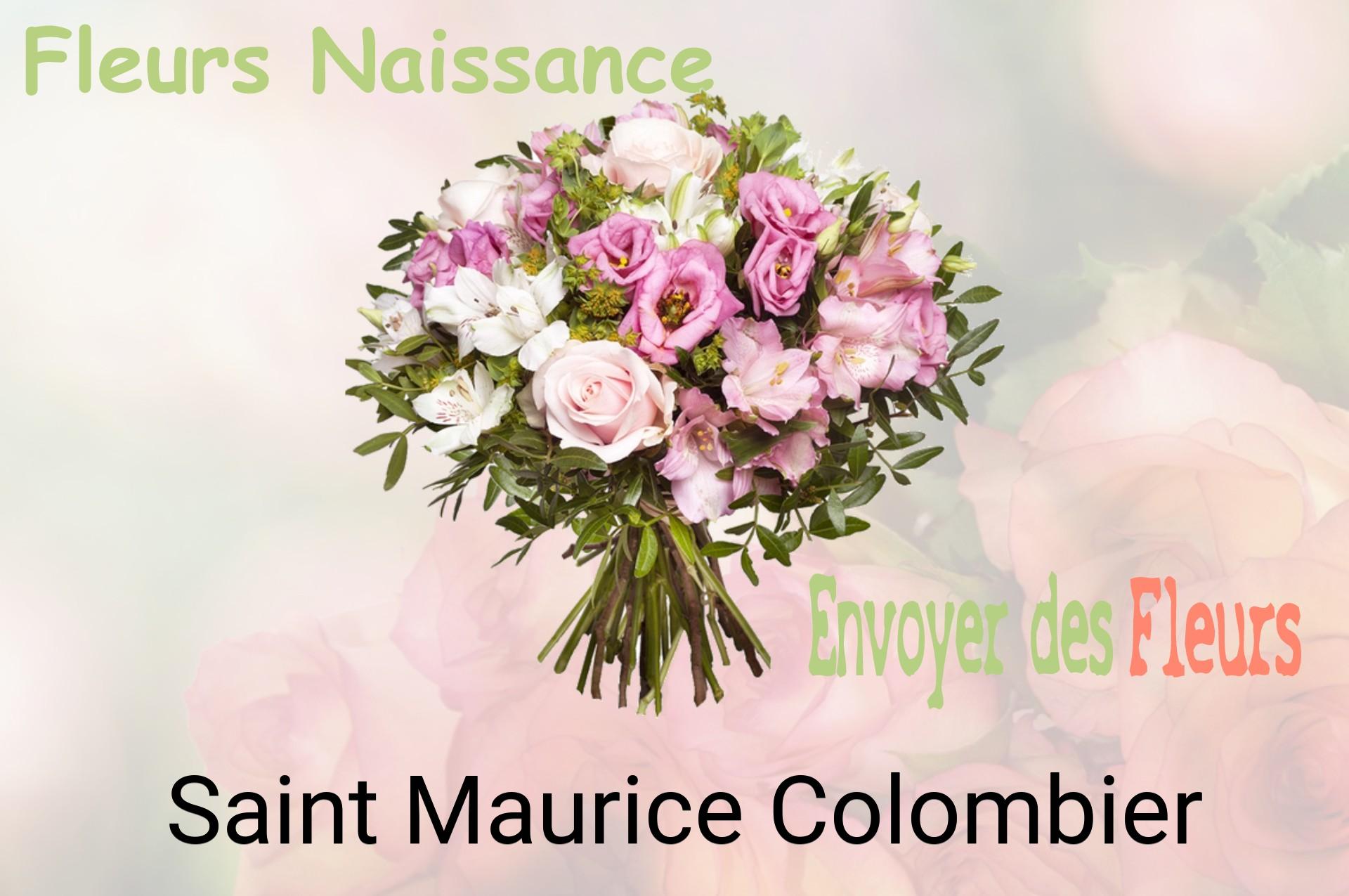 Bouquet de fleurs de naissance livré à Saint-Maurice-Colombier